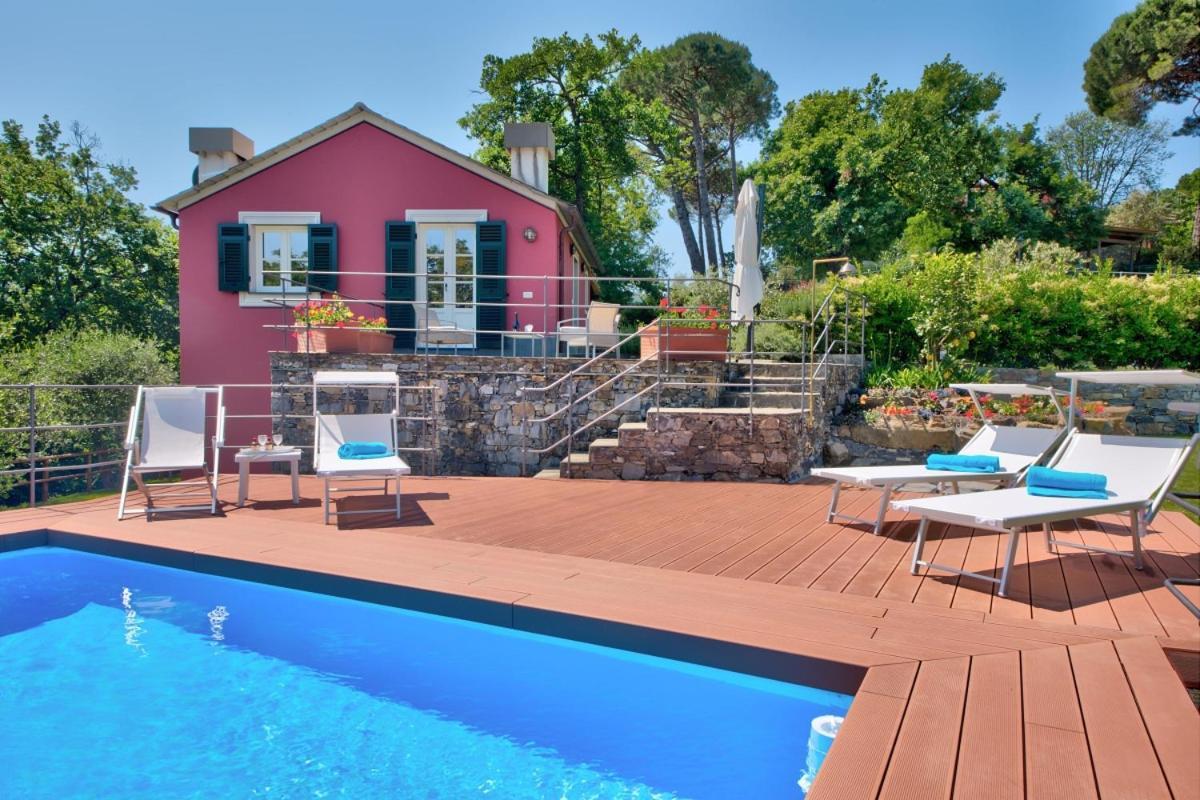 I Giardini Di Camogli - Villa Sarvia, Garden&Pool Exteriör bild